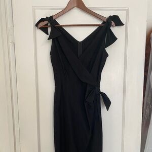 Stop Staring Black Sleeveless V-Neck Dress